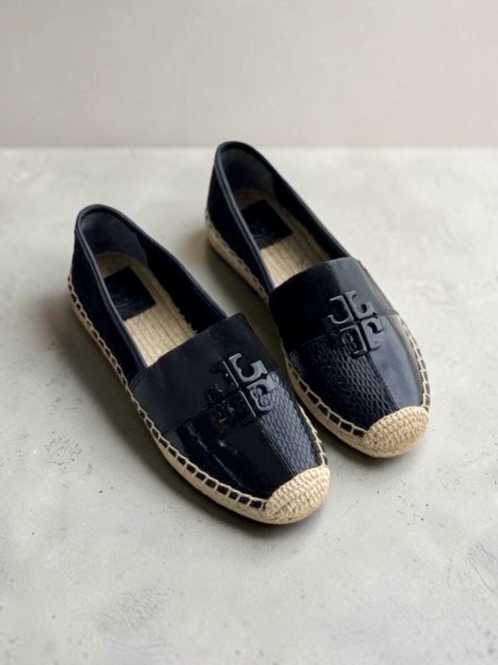 Tory Burch Espadrilles – Black, Size 6.5 / EU 37